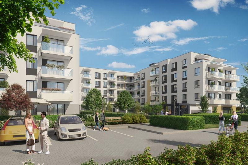 Residential complex Warsaw – 8 multi-family buildings in BIM